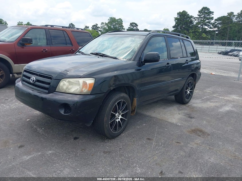2005 Toyota Highlander VIN JTEDP21A050053977 IAAI salvage auction — NORMAL WEAR, Repossession Paperwork (Georgia), sold $300 on 2026-07-22 (photo 2)
