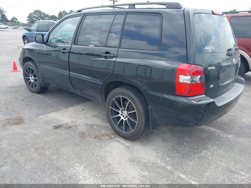 2005 Toyota Highlander VIN JTEDP21A050053977 IAAI salvage auction — NORMAL WEAR, Repossession Paperwork (Georgia), sold $300 on 2026-07-22 (photo 3)