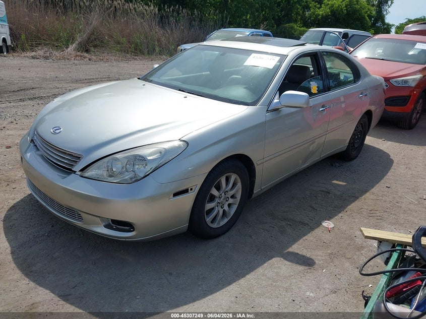 2004 Lexus ES VIN JTHBA30G045035195 IAAI salvage auction — SIDE, Clear-Dealer Only (Maryland), sold $475 on 2026-07-09 (photo 2)