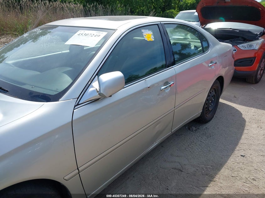 2004 Lexus ES VIN JTHBA30G045035195 IAAI salvage auction — SIDE, Clear-Dealer Only (Maryland), sold $475 on 2026-07-09 (photo 6)