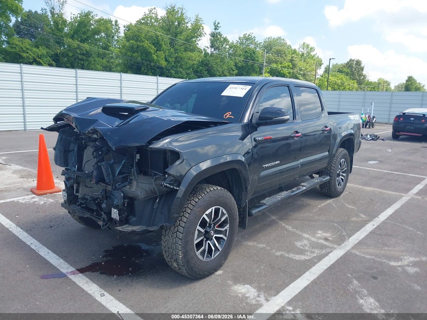 2021 Toyota Tacoma VIN 3TYCZ5AN7MT010784 IAAI salvage auction — FRONT END, Salvage Title, sold $11,150 on 2026-07-18 (photo 6)