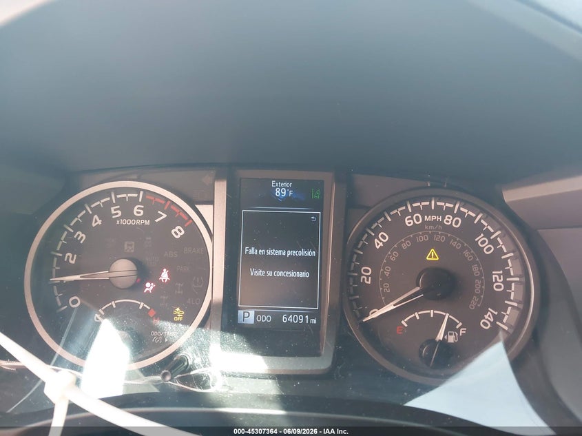 2021 Toyota Tacoma VIN 3TYCZ5AN7MT010784 IAAI salvage auction — FRONT END, Salvage Title, sold $11,150 on 2026-07-18 (photo 7)