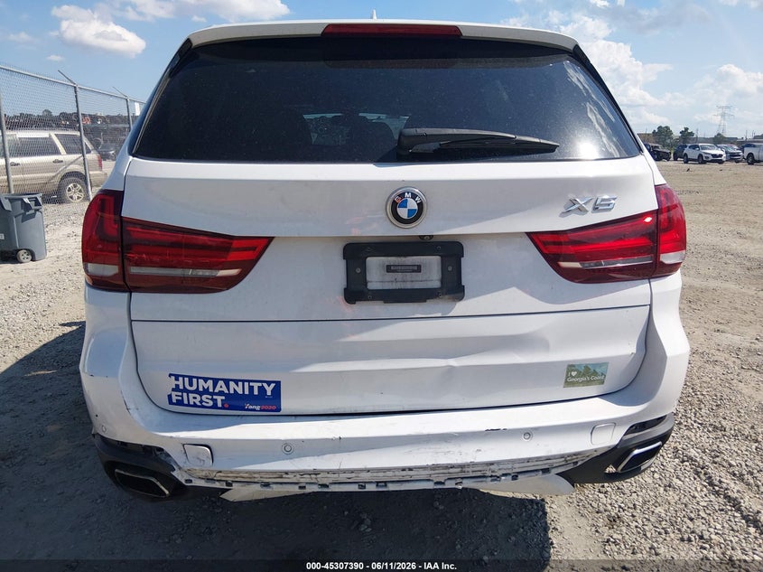 2018 BMW X5 VIN 5UXKR0C5XJ0Y05428 IAAI salvage auction — FRONT & REAR, Salvage (Georgia), sold $7,050 on 2026-07-10 (photo 6)