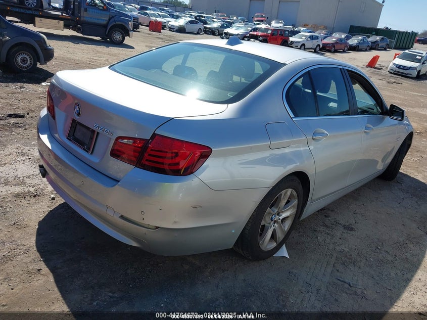 2012 BMW 5er VIN WBAXG5C56CDX01859 IAAI salvage auction — FRONT & REAR, Salvage (Idaho), sold $425 on 2026-07-15 (photo 4)