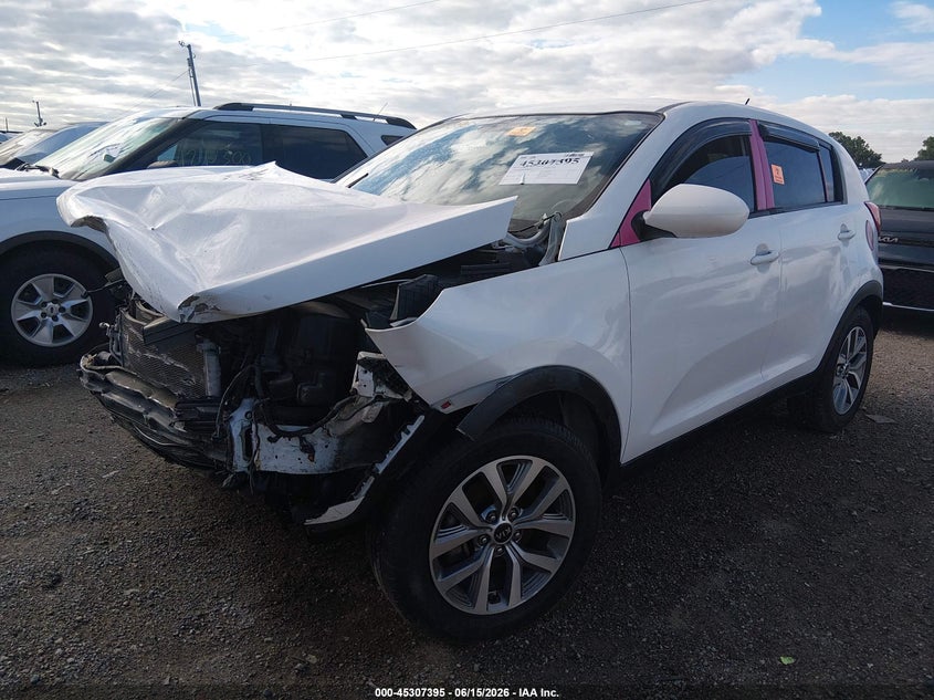 2016 Kia Sportage VIN KNDPBCACXG7820719 IAAI salvage auction — FRONT END, Clear (Indiana), sold $600 on 2026-07-22 (photo 6)