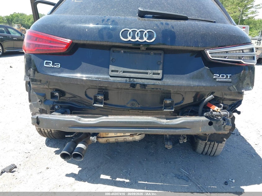 2018 Audi Q3 VIN WA1ECCFS3JR002498 IAAI salvage auction — REAR END, Salvage Title, sold $2,800 on 2026-07-21 (photo 6)