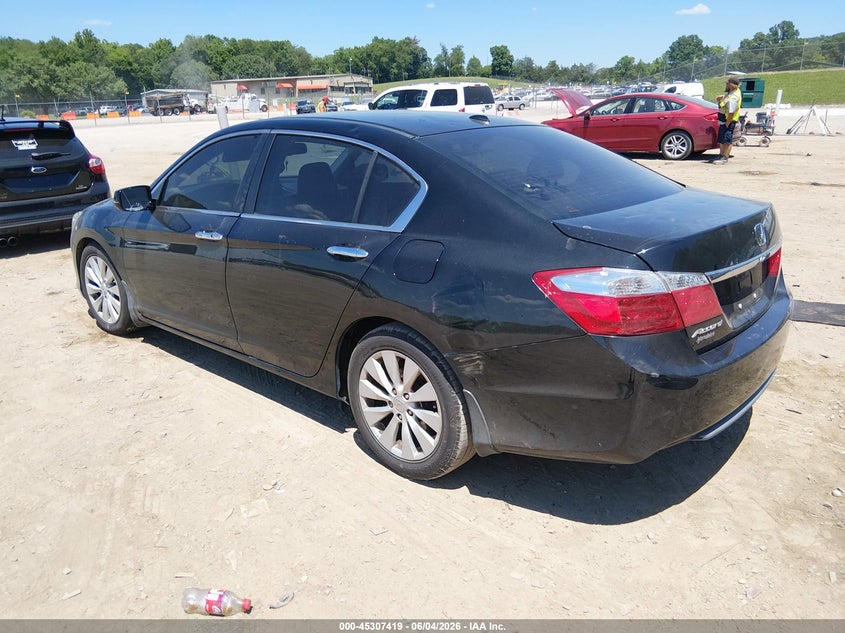 2015 Honda Accord VIN 1HGCR2F85FA088673 IAAI salvage auction — RIGHT SIDE, Salvage Title, sold $1,850 on 2026-07-18 (photo 3)