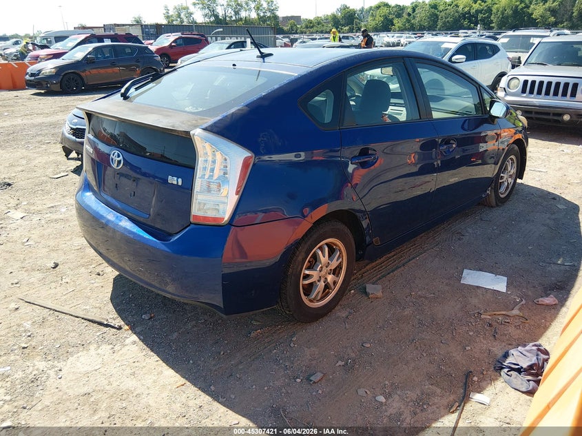 2011 Toyota Prius VIN JTDKN3DU3B1392784 IAAI salvage auction — NORMAL WEAR, Clear (Tennessee), sold $525 on 2026-07-16 (photo 4)