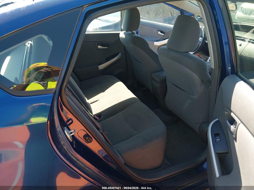 2011 Toyota Prius VIN JTDKN3DU3B1392784 IAAI salvage auction — NORMAL WEAR, Clear (Tennessee), sold $525 on 2026-07-16 (photo 8)