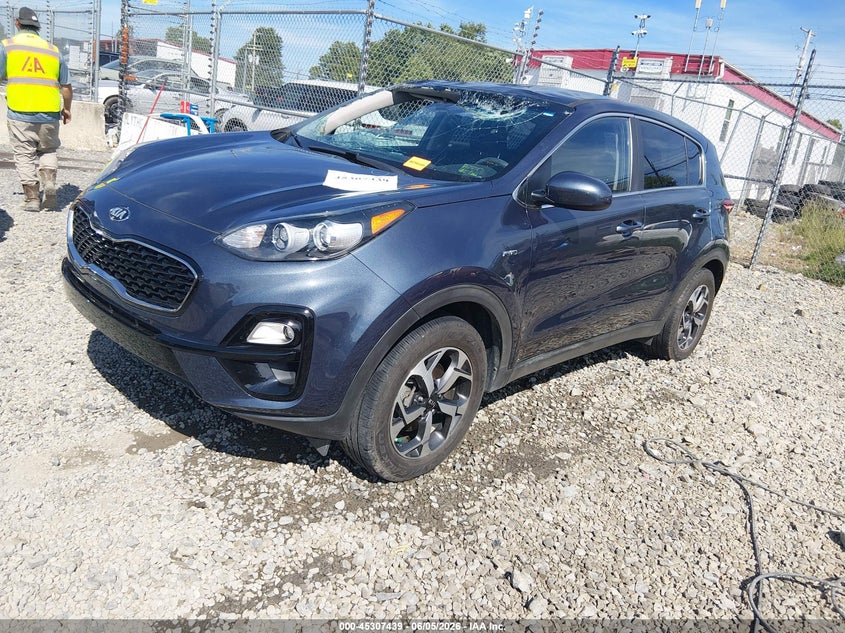 2020 Kia Sportage VIN KNDPMCAC3L7731837 IAAI salvage auction — ROOF, Salvage Title, sold $3,900 on 2026-07-29 (photo 2)