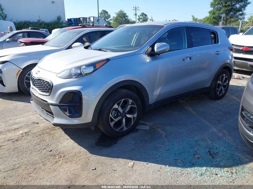 2022 Kia Sportage VIN KNDPM3AC1N7014792 IAAI salvage auction — THEFT, Salvage Title, sold $4,650 on 2026-07-13 (photo 2)