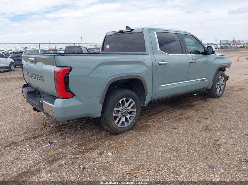 2024 Toyota Tundra VIN 5TFMA5DB7RX211840 IAAI salvage auction — RIGHT FRONT, Salvage Title, sold $31,450 on 2026-07-20 (photo 4)