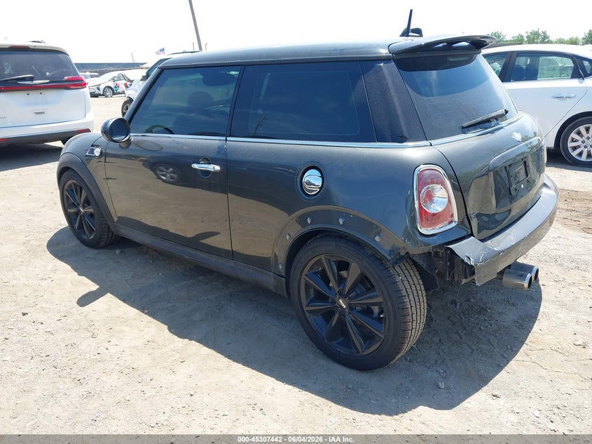 2012 Mini Cooper VIN WMWSV3C51CTY27024 IAAI salvage auction — REAR END, Salvage Title, sold $1,000 on 2026-07-23 (photo 3)