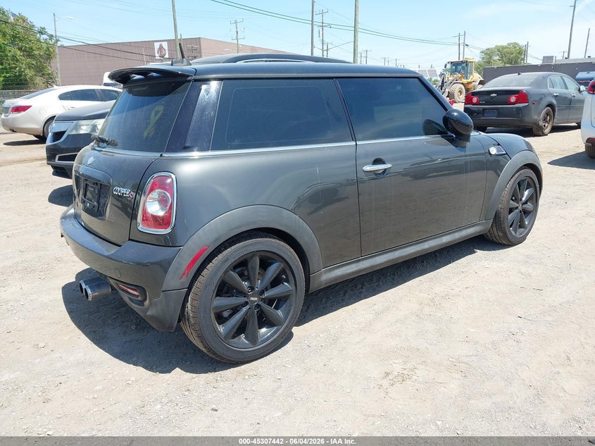 2012 Mini Cooper VIN WMWSV3C51CTY27024 IAAI salvage auction — REAR END, Salvage Title, sold $1,000 on 2026-07-23 (photo 4)