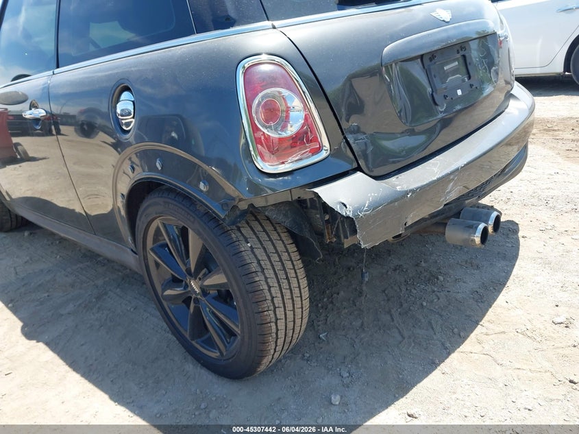 2012 Mini Cooper VIN WMWSV3C51CTY27024 IAAI salvage auction — REAR END, Salvage Title, sold $1,000 on 2026-07-23 (photo 6)