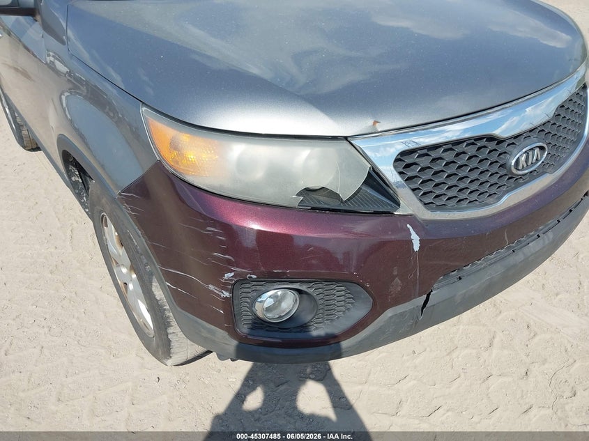 2011 Kia Sorento VIN 5XYKTDA19BG129012 IAAI salvage auction — NORMAL WEAR, Clear (Pennsylvania), sold $1,000 on 2026-07-07 (photo 6)