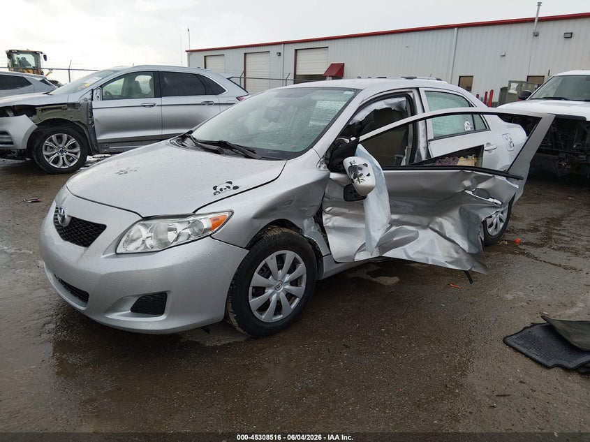 2010 Toyota Corolla VIN 1NXBU4EE0AZ251843 IAAI salvage auction — LEFT SIDE, Salvage (Kansas), sold $2,100 on 2026-07-10 (photo 2)