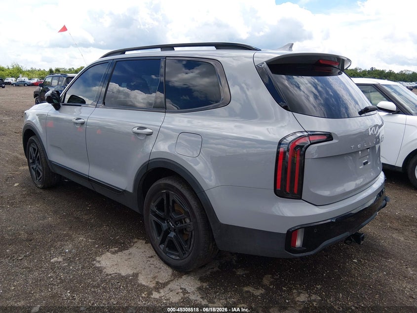 2024 Kia Telluride VIN 5XYP5DGC2RG565008 IAAI salvage auction — RIGHT SIDE, Salvage Title, sold $13,300 on 2026-07-22 (photo 3)