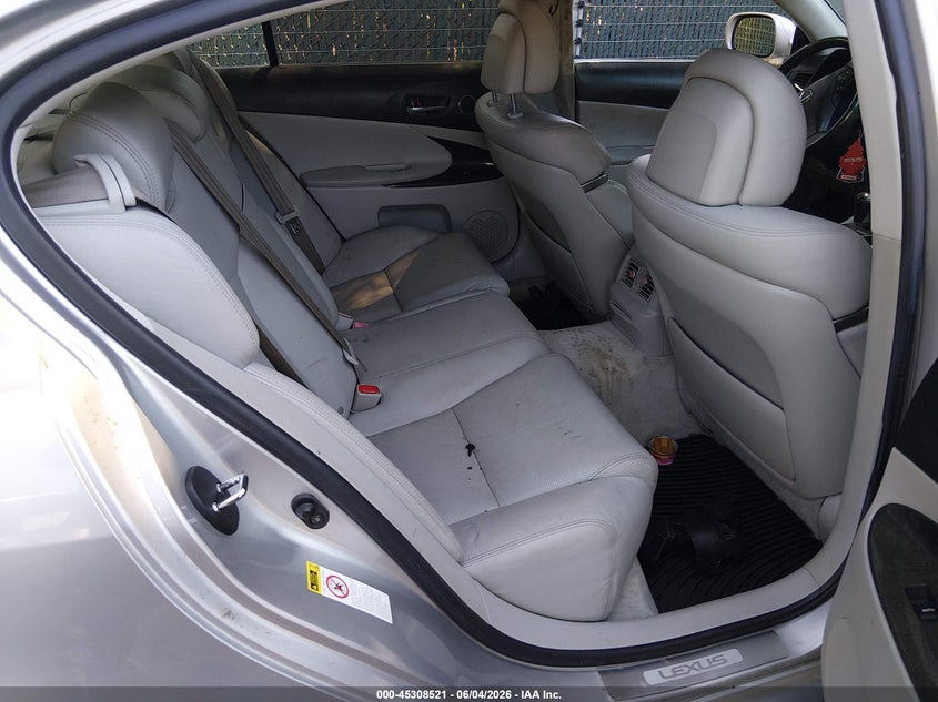 2009 Lexus Gs 350 VIN JTHCE96S690023354 IAAI salvage auction — NORMAL WEAR, Clear (Virginia), sold $300 on 2026-07-09 (photo 8)