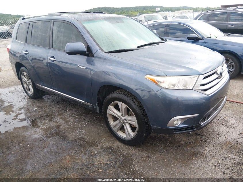 2012 Toyota Highlander VIN 5TDDK3EH5CS145029 IAAI salvage auction — HAIL, Clear (Oklahoma), sold $4,450 on 2026-07-28 (photo 1)