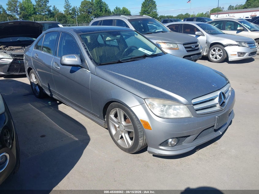 2009 Mercedes-benz C class VIN WDDGF81X69R078384 IAAI salvage auction — REAR END, Salvage (Idaho), sold $1,150 on 2026-07-06 (photo 1)