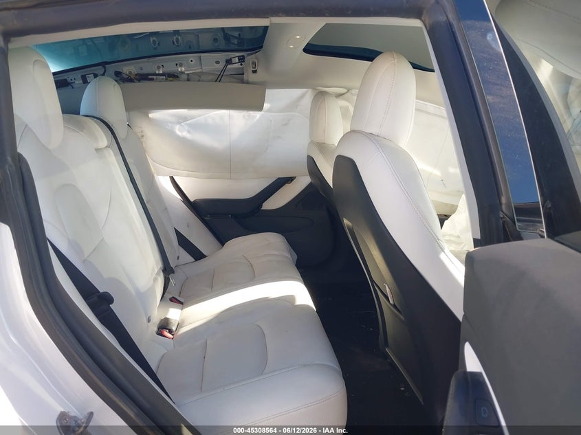 2021 Tesla Model 3 VIN 5YJ3E1EA8MF873198 IAAI salvage auction — SIDE, Salvage Title, sold $3,225 on 2026-07-16 (photo 8)