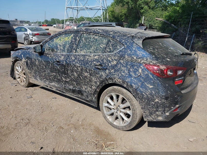 2015 Mazda 3 VIN JM1BM1M34F1238055 IAAI salvage auction — FRONT END, Salvage Title, sold $700 on 2026-08-01 (photo 3)