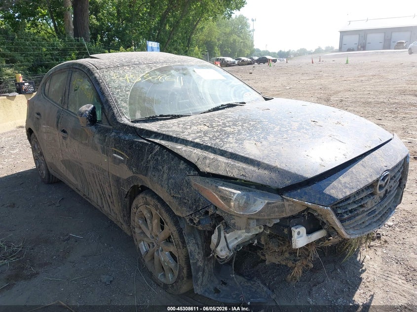2015 Mazda 3 VIN JM1BM1M34F1238055 IAAI salvage auction — FRONT END, Salvage Title, sold $700 on 2026-08-01 (photo 6)