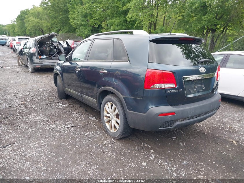 2011 Kia Sorento VIN 5XYKU3A15BG017802 IAAI salvage auction — FRONT END, Clear (New York), sold $1,125 on 2026-07-07 (photo 3)