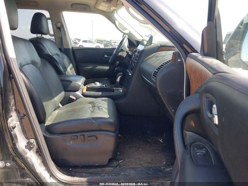 2021 Nissan Armada VIN JN8AY2BA5M9371367 IAAI salvage auction — FRONT END, Salvage (Texas), sold $4,500 on 2026-07-24 (photo 5)