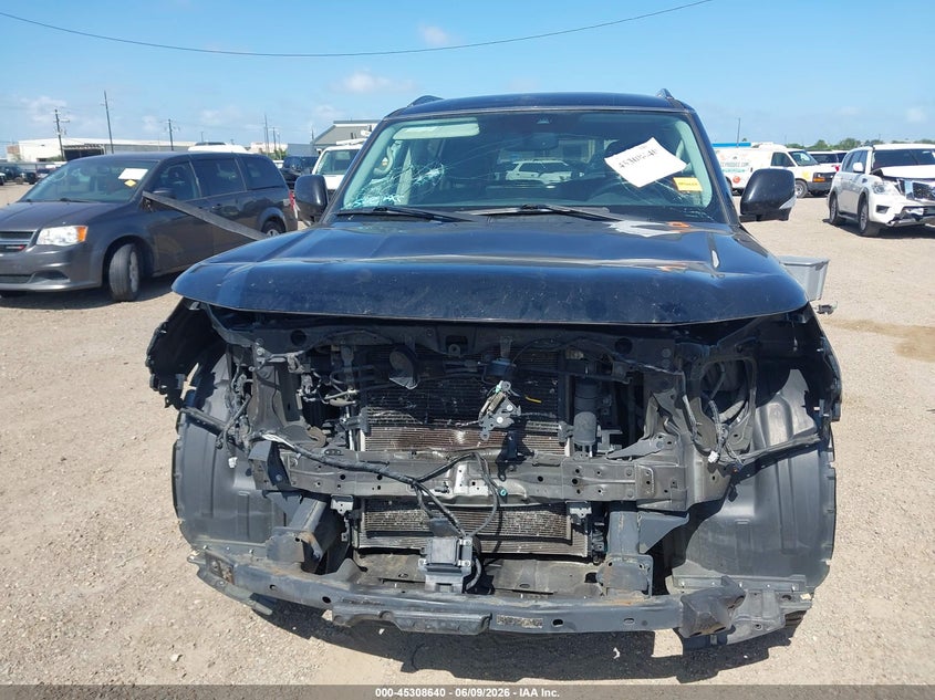 2021 Nissan Armada VIN JN8AY2BA5M9371367 IAAI salvage auction — FRONT END, Salvage (Texas), sold $4,500 on 2026-07-24 (photo 6)
