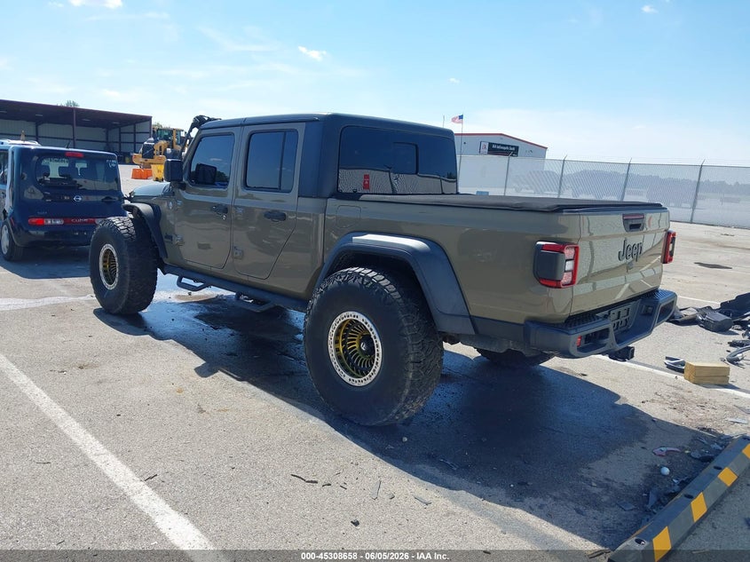 2020 Jeep Gladiator VIN 1C6HJTAG8LL160795 IAAI salvage auction — FRONT END, Salvage Title, sold $13,600 on 2026-07-30 (photo 3)