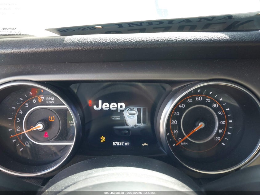 2020 Jeep Gladiator VIN 1C6HJTAG8LL160795 IAAI salvage auction — FRONT END, Salvage Title, sold $13,600 on 2026-07-30 (photo 7)