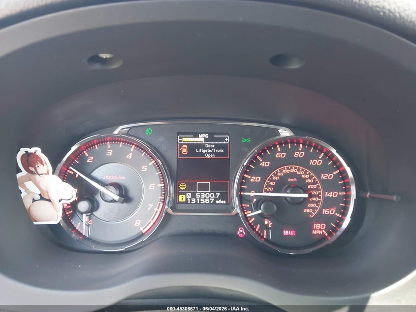2017 Subaru Wrx VIN JF1VA1F66H9841211 IAAI salvage auction — FRONT END, Salvage Title, sold $3,150 on 2026-07-30 (photo 7)