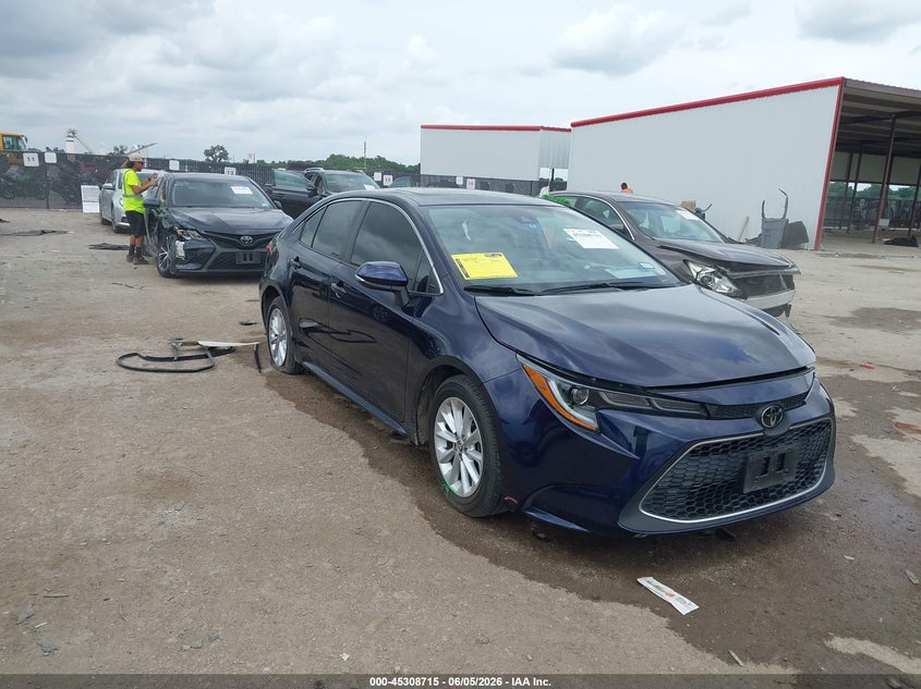 2020 Toyota Corolla VIN JTDFPRAE3LJ025509 IAAI salvage auction — LEFT SIDE, Salvage Title, sold $5,900 on 2026-07-17 (photo 1)