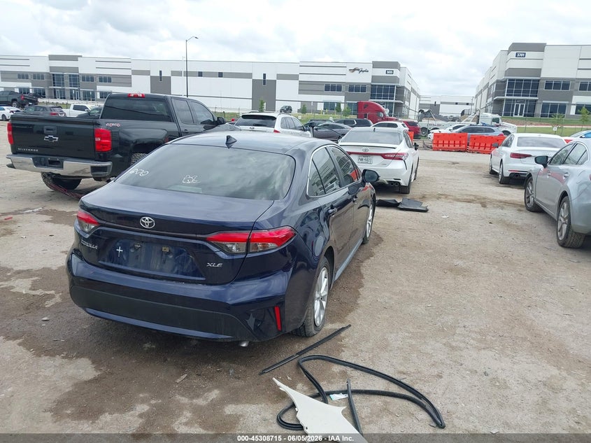 2020 Toyota Corolla VIN JTDFPRAE3LJ025509 IAAI salvage auction — LEFT SIDE, Salvage Title, sold $5,900 on 2026-07-17 (photo 4)
