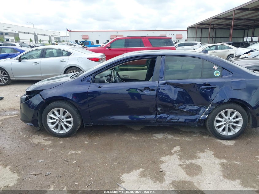 2020 Toyota Corolla VIN JTDFPRAE3LJ025509 IAAI salvage auction — LEFT SIDE, Salvage Title, sold $5,900 on 2026-07-17 (photo 6)