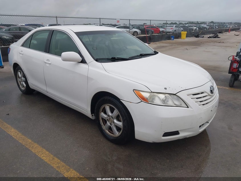 2007 Toyota Camry VIN JTNBE46K973086780 IAAI salvage auction — NORMAL WEAR, Clear (Texas), sold $500 on 2026-07-23 (photo 1)