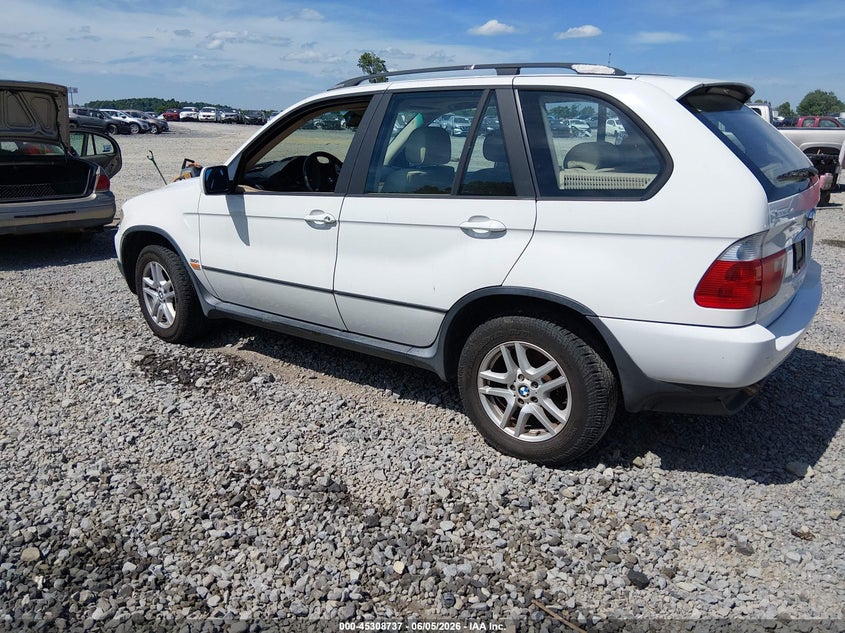 2004 BMW X5 VIN 5UXFA13534LU38695 IAAI salvage auction — NORMAL WEAR, Original (West Virginia), sold $200 on 2026-07-08 (photo 3)