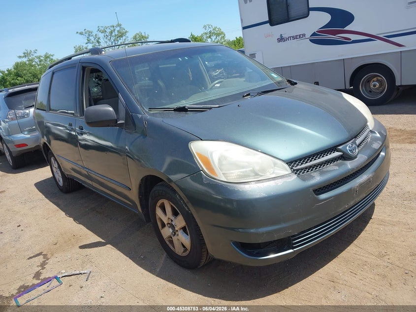 2004 Toyota Sienna VIN 5TDZA23C94S070895 IAAI salvage auction — NORMAL WEAR, Salvage (Texas), sold $1,075 on 2026-07-28 (photo 1)