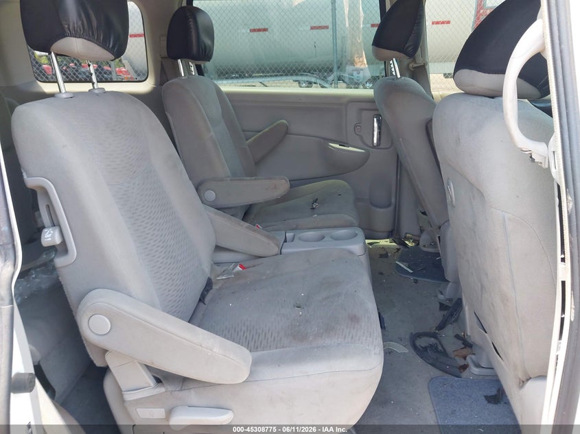 2015 Nissan Quest VIN JN8AE2KP5F9132868 IAAI salvage auction — FRONT END, Salvage (Mississippi), sold $250 on 2026-07-29 (photo 8)