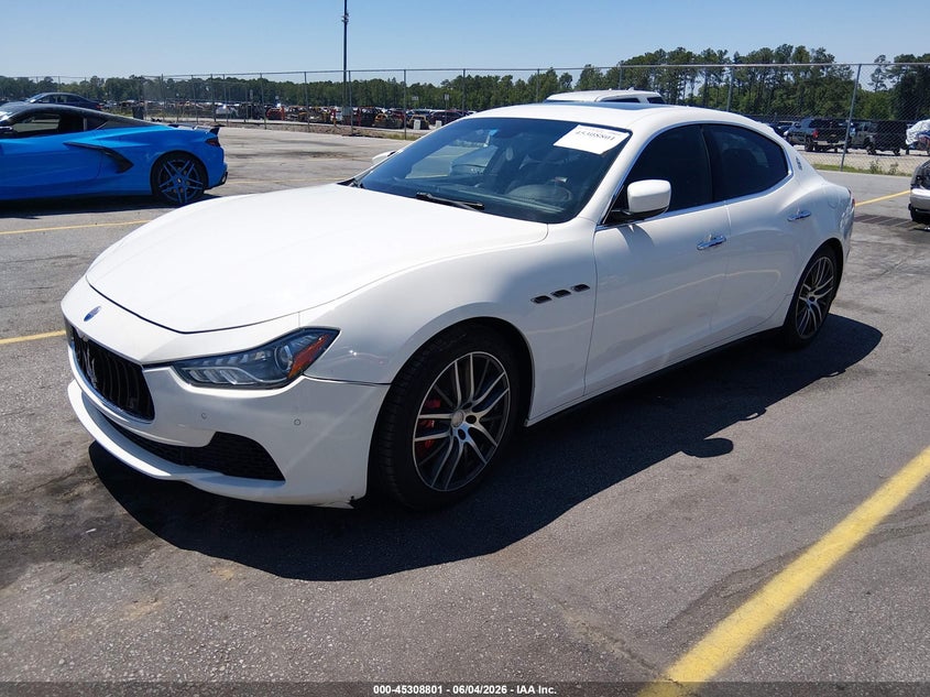2015 Maserati Ghibli VIN ZAM57RTA7F1149692 IAAI salvage auction — NORMAL WEAR, Clear (South Carolina), sold $2,050 on 2026-08-05 (photo 2)