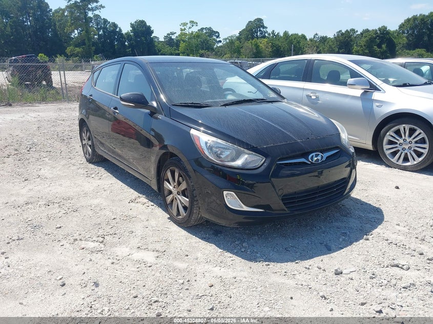 2013 Hyundai Accent VIN KMHCU5AE6DU070587 IAAI salvage auction — UNKNOWN, Salvage Title, sold $500 on 2026-07-28 (photo 1)
