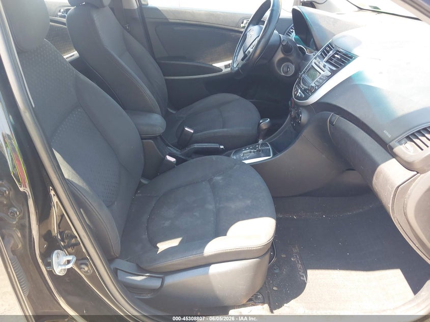 2013 Hyundai Accent VIN KMHCU5AE6DU070587 IAAI salvage auction — UNKNOWN, Salvage Title, sold $500 on 2026-07-28 (photo 5)