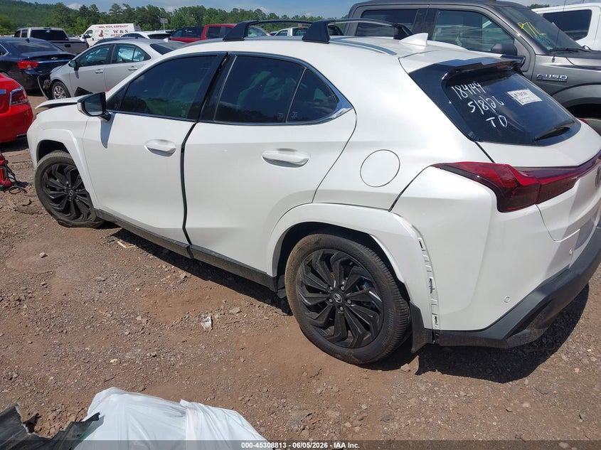 2025 Lexus Ux VIN JTHYBJAH7S2027614 IAAI salvage auction — SIDE, Salvage (Alabama), sold $7,500 on 2026-08-30 (photo 3)