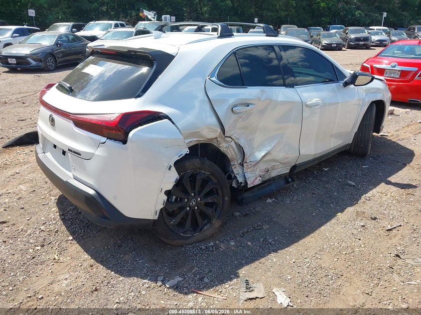 2025 Lexus Ux VIN JTHYBJAH7S2027614 IAAI salvage auction — SIDE, Salvage (Alabama), sold $7,500 on 2026-08-30 (photo 4)