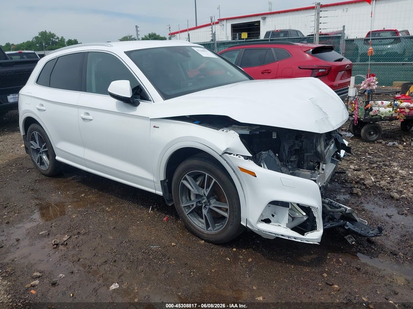 2020 Audi Q5 VIN WA1G2AFY0L2056373 IAAI salvage auction — FRONT END, Salvage Title, sold $6,300 on 2026-07-26 (photo 1)