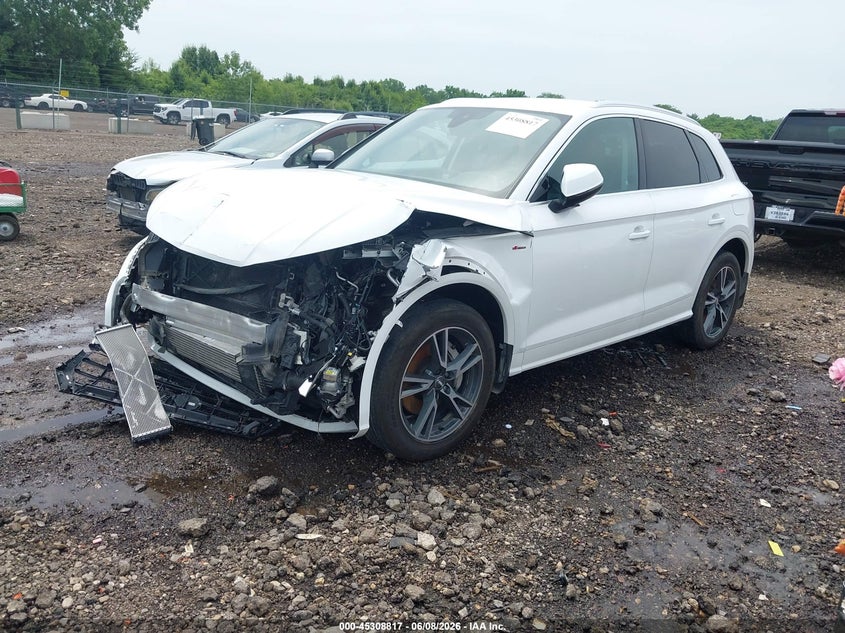 2020 Audi Q5 VIN WA1G2AFY0L2056373 IAAI salvage auction — FRONT END, Salvage Title, sold $6,300 on 2026-07-26 (photo 2)