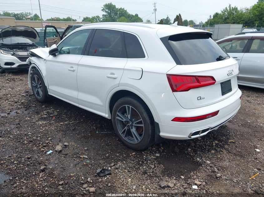 2020 Audi Q5 VIN WA1G2AFY0L2056373 IAAI salvage auction — FRONT END, Salvage Title, sold $6,300 on 2026-07-26 (photo 3)