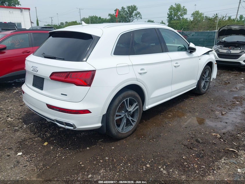 2020 Audi Q5 VIN WA1G2AFY0L2056373 IAAI salvage auction — FRONT END, Salvage Title, sold $6,300 on 2026-07-26 (photo 4)